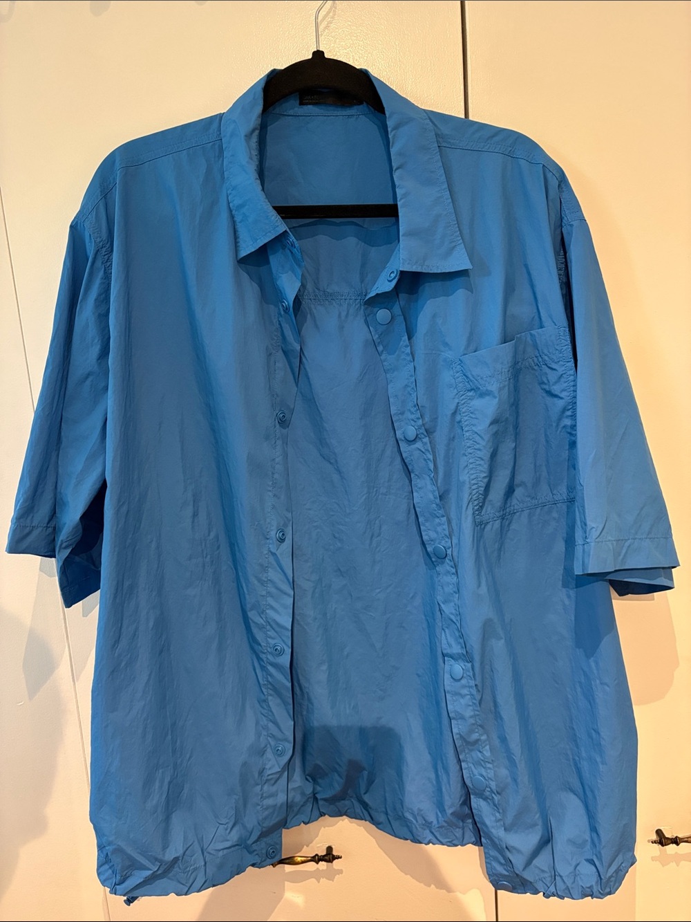 OAK + FORT Blue Casual Button-Down Shirt
